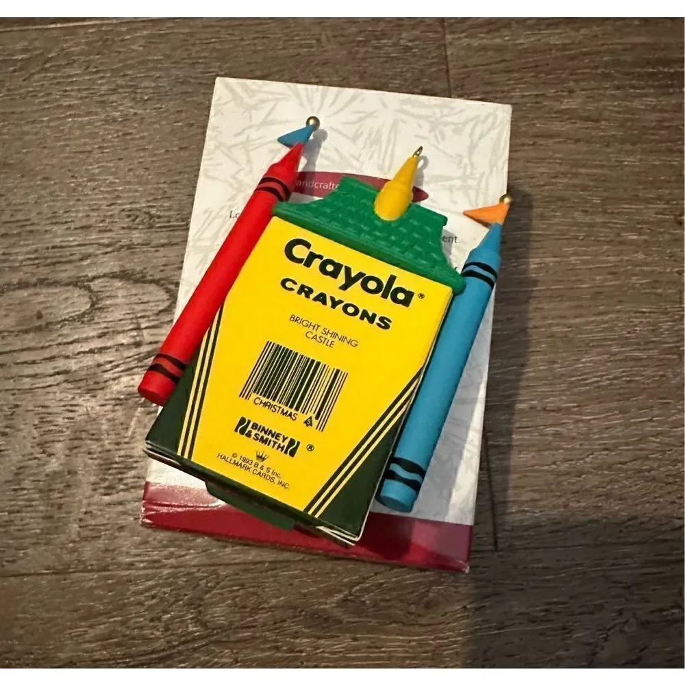 Hallmark Keepsake Ornament 1993 BRIGHT SHINING CASTLE #5 Crayola Crayon Series